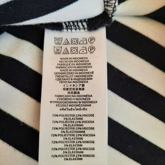 🔥🔥🔥SALE🔥🔥🔥Michael Kors Navy & White Striped Nautical Dress - Picture 5 of 5